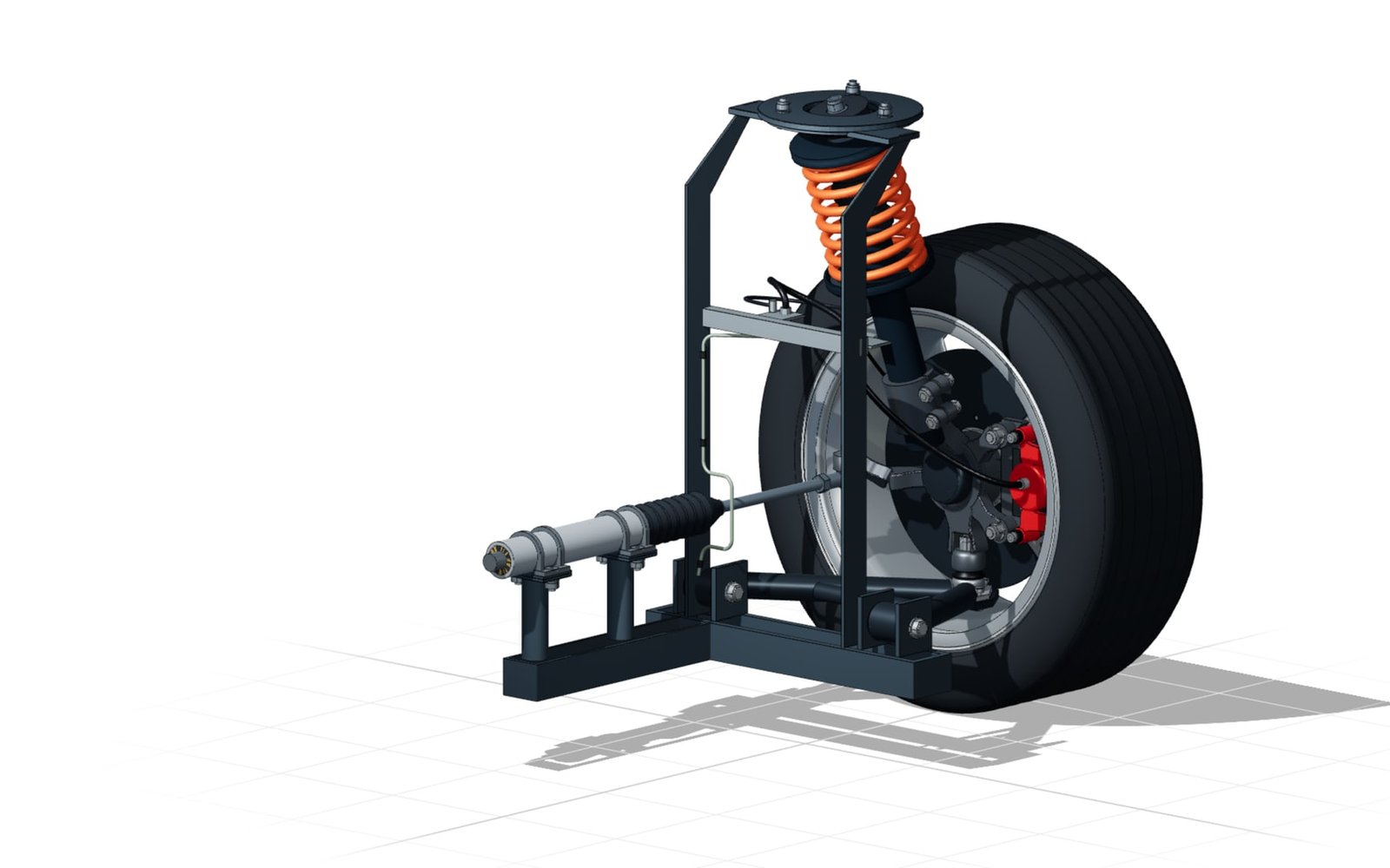Automotive: MacPherson front axle module