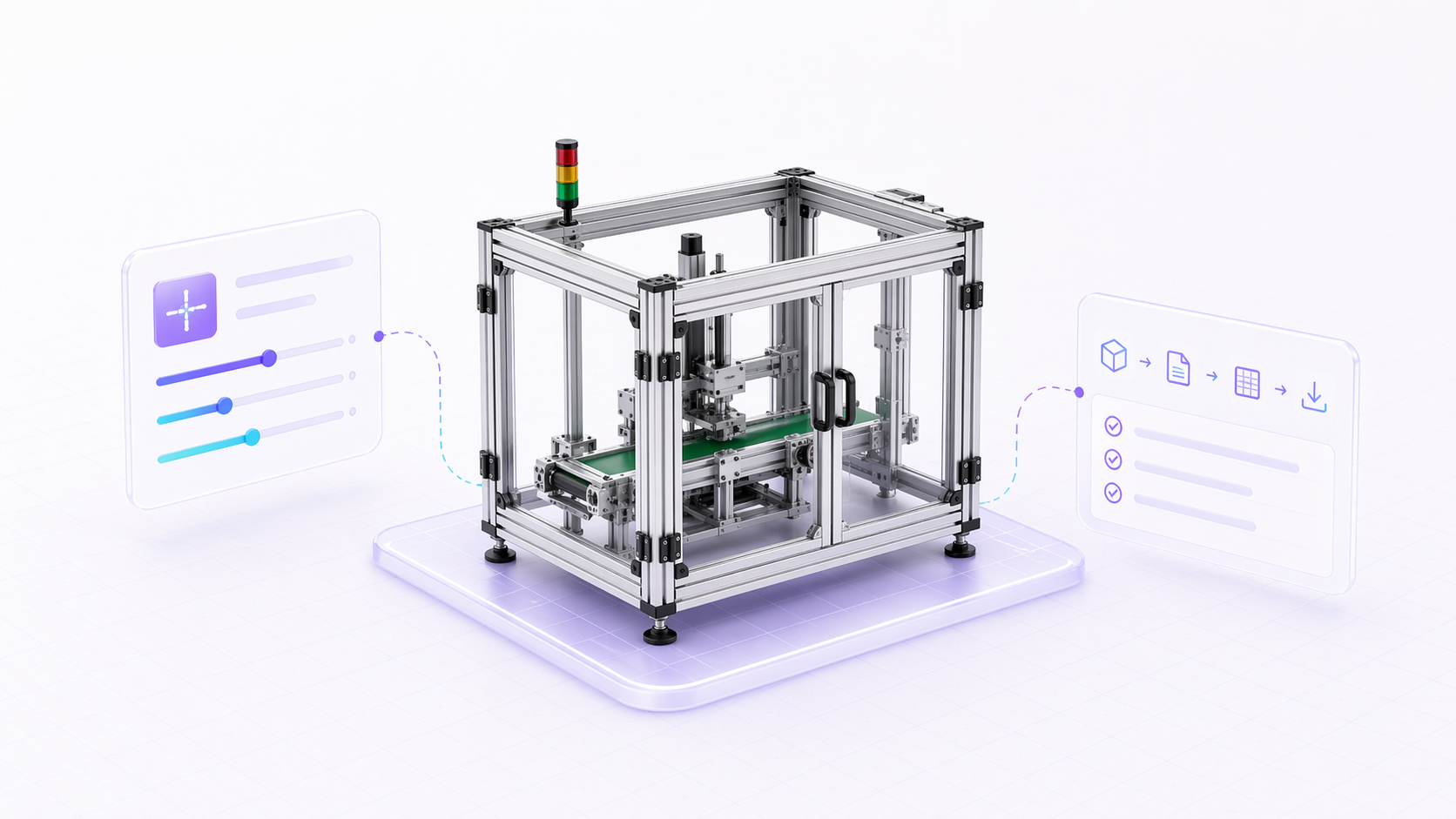 Konfigurierbare Engineering-Baugruppe mit Validierungs- und Exportkarten