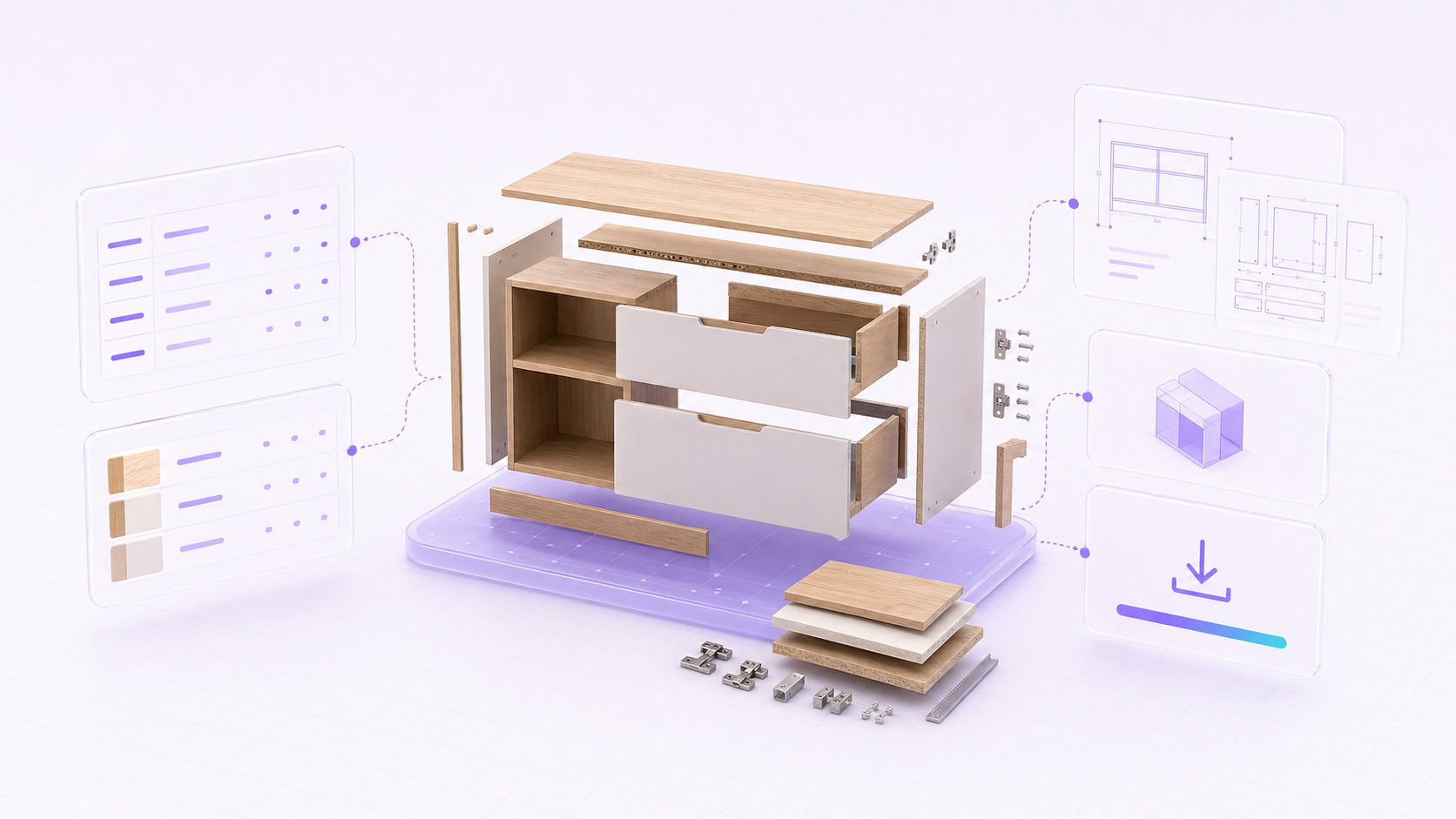 Furniture & Interior example: Workshop Handoff