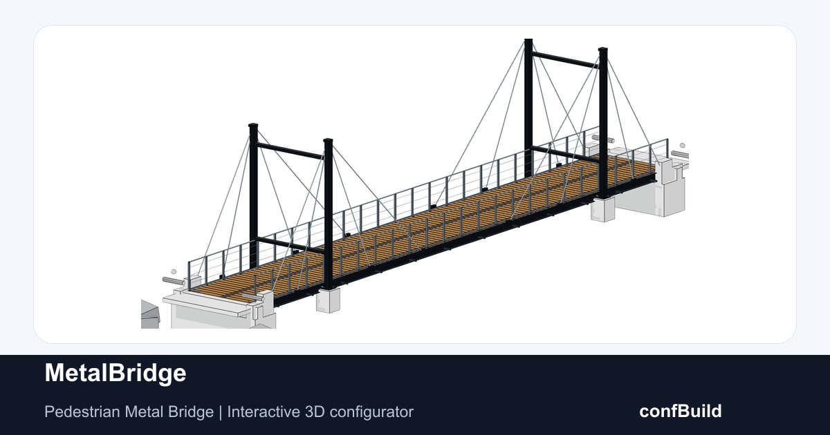 Civil Engineering example: Cable-Stayed Pedestrian Bridge
