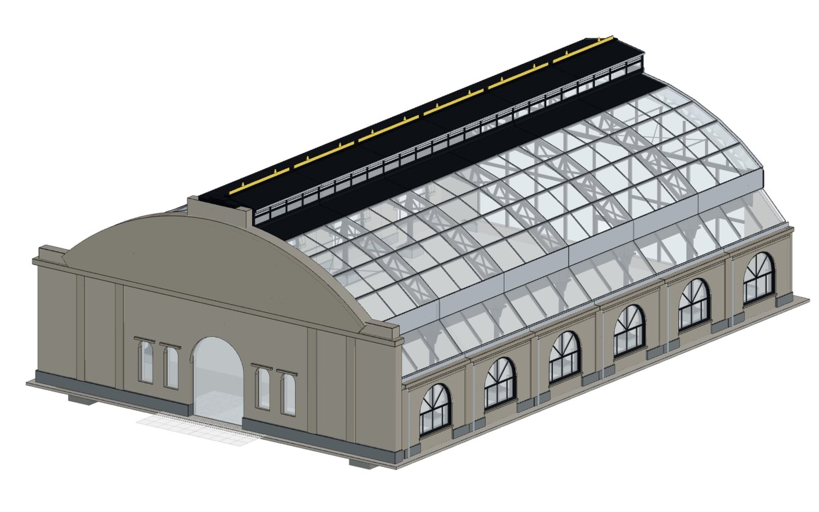 Architecture & Space example: Glazed Vault Market Hall
