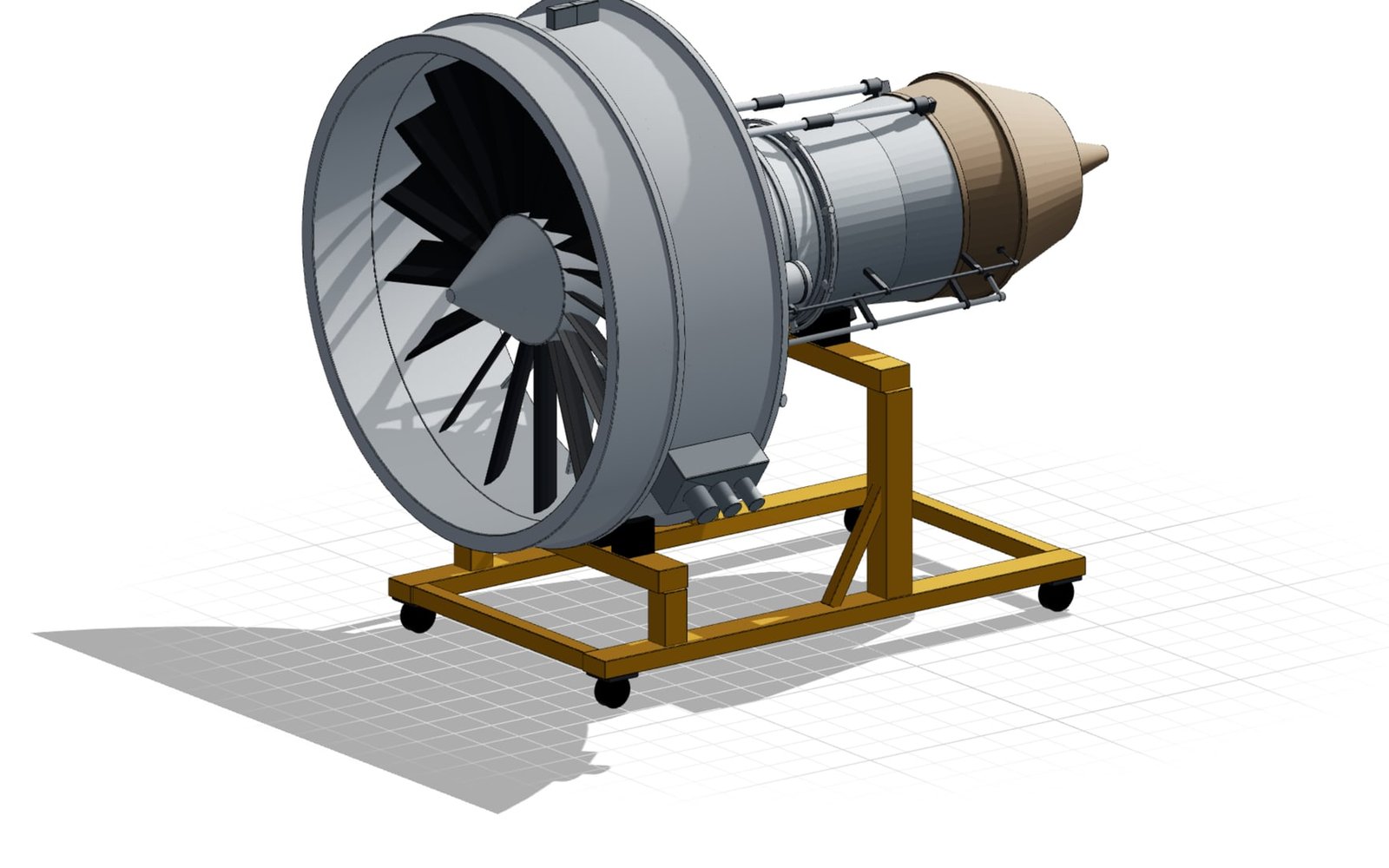 Aerospace: Turbofan engine