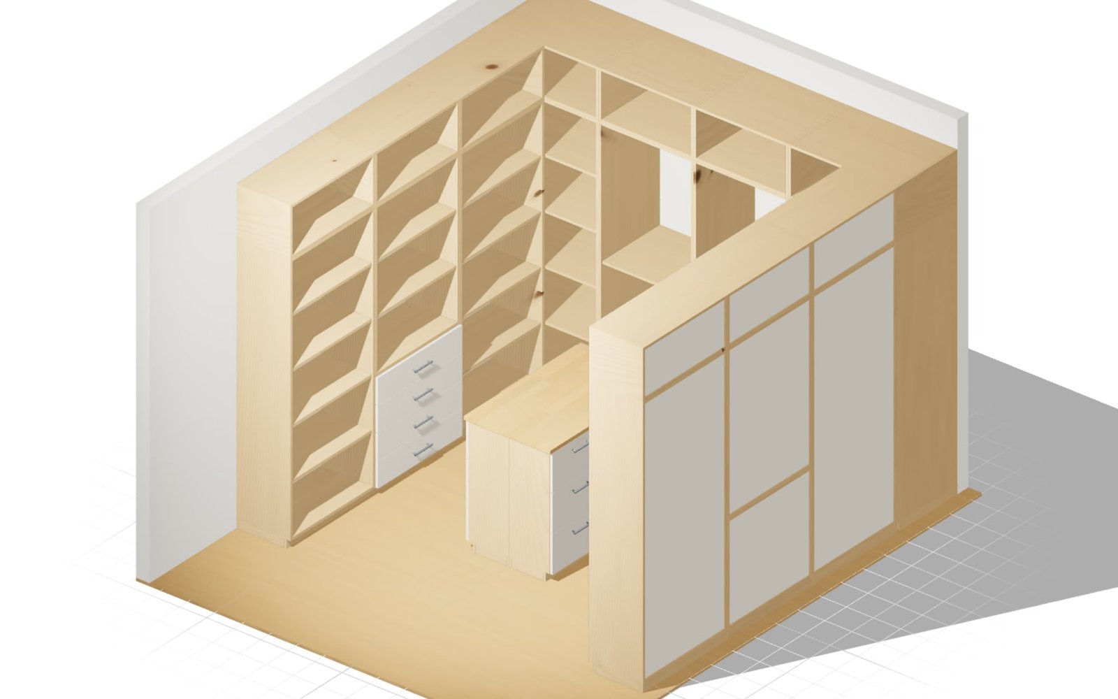 Furniture: Walk-in wardrobe to measure
