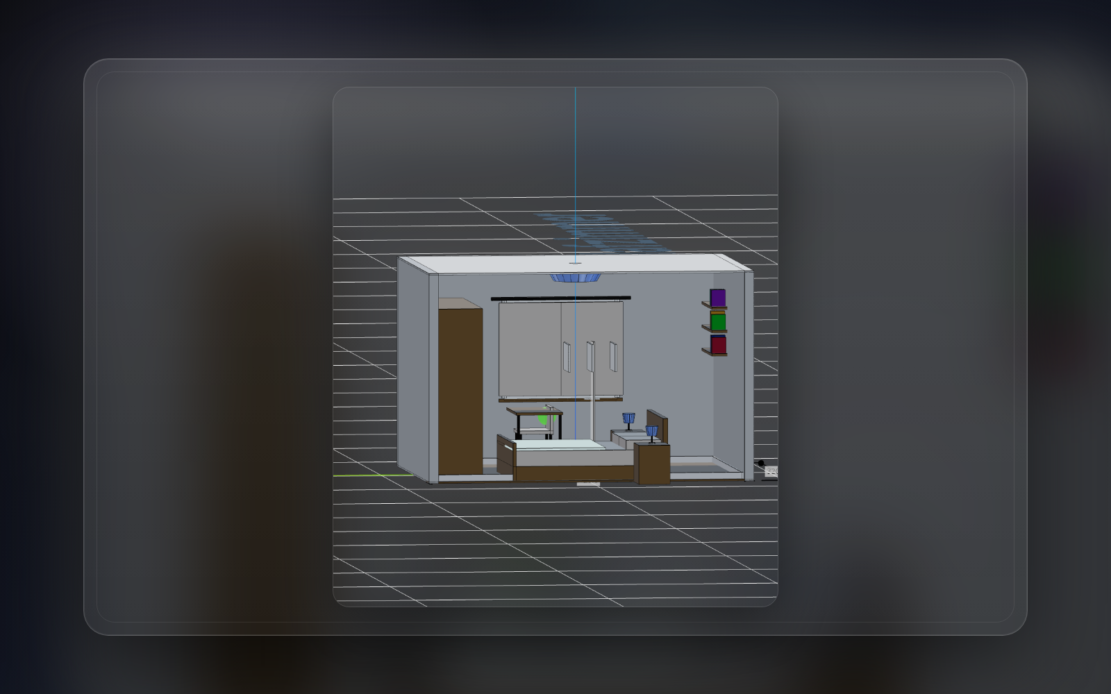 Möbel & Interieur Beispiel: Schlafzimmer mit Einrichtung
